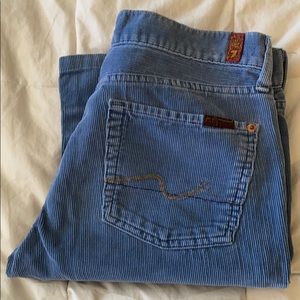 7 for all Mankind Corduroy Jeans SZ 28